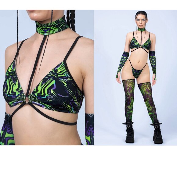 ๐ Badinka Controversy Bikini Set Size Large ๐ - Picture 2 of 2